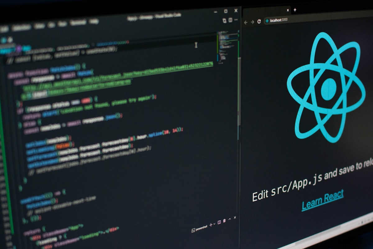 Code displayed on a developer screen